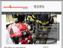 Tablet Screenshot of bfkdo-villachland.at